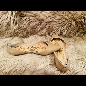 Sam Edelman, nude flats, size 9W